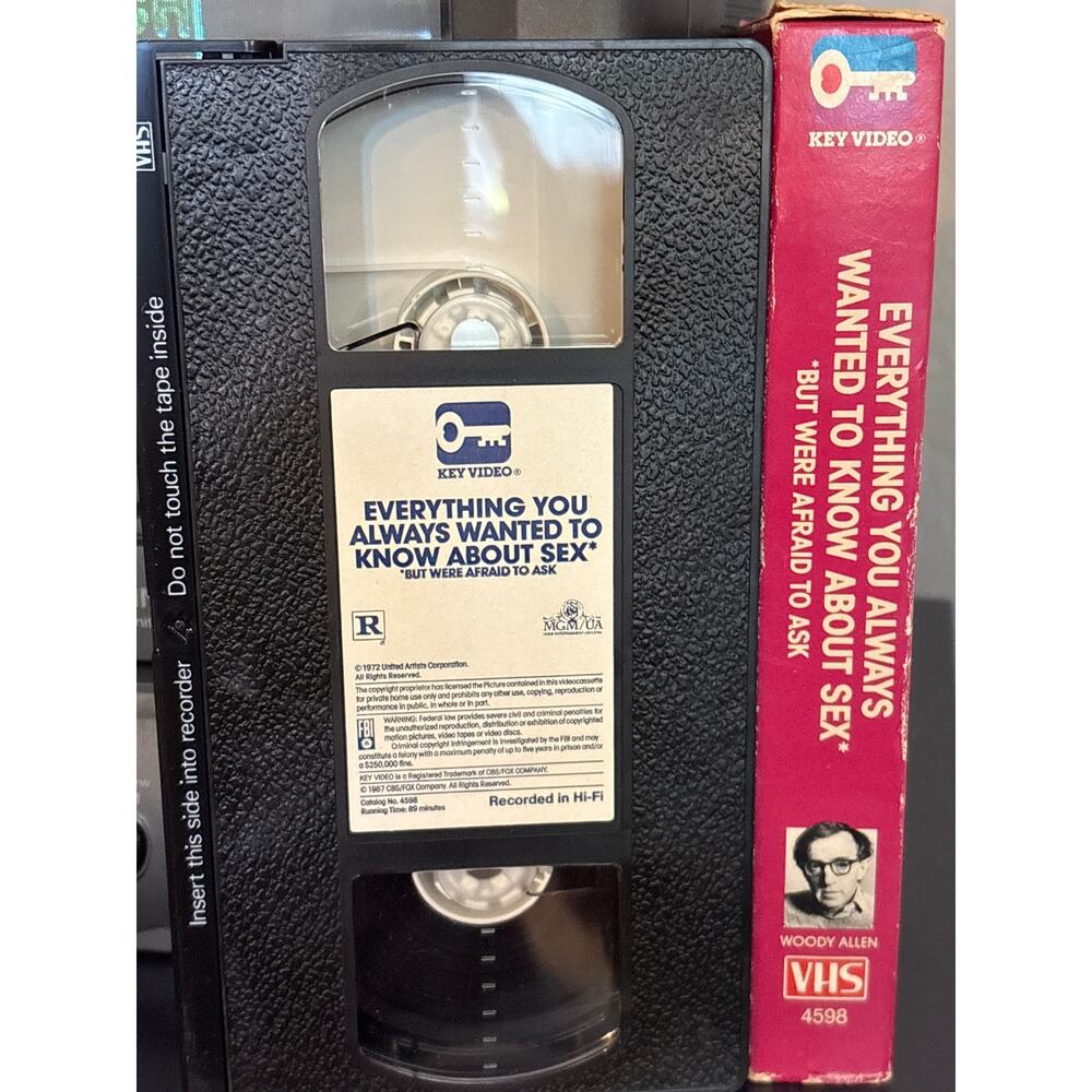 Woody Allen VHS - Everything You Wanted to Know About S3x - Picture 3 of 4